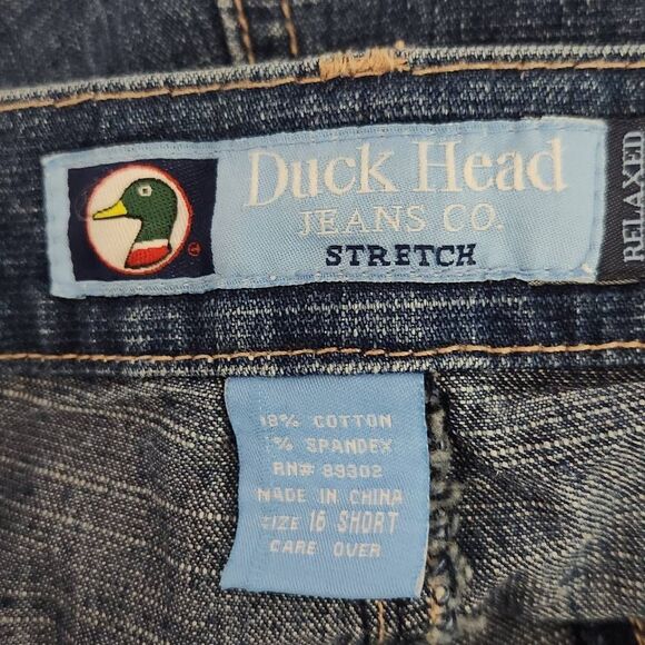 Duck Head Cropped Wide Leg Jeans Size 16 Short Duck Head Cropped Jeans - Picture 5 of 7